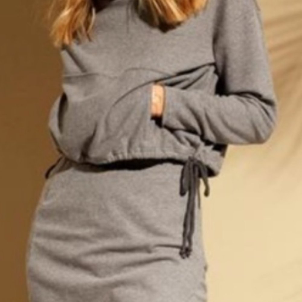 L Space by Monica Wise Kitty Skirt Sweatshirt Set